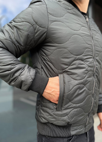 Оливковая (хаки) демисезонная куртка Trend Collection