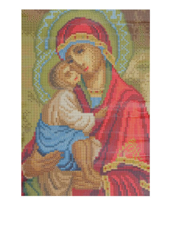 Картина из самоцветов Икона Пресвятая Богородица, 30х40 см TV-magazin (257286661)