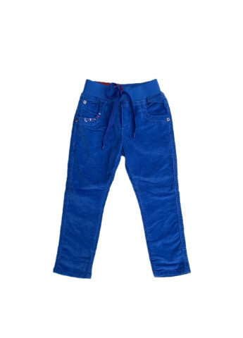 Синие демисезонные брюки Merkiato
