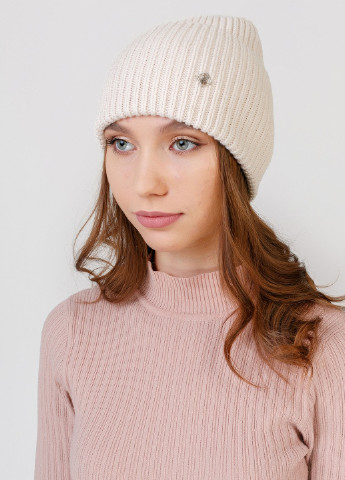 Кашемировая зимняя теплая женская шапка без подкладки 330207 Merlini (254281135)