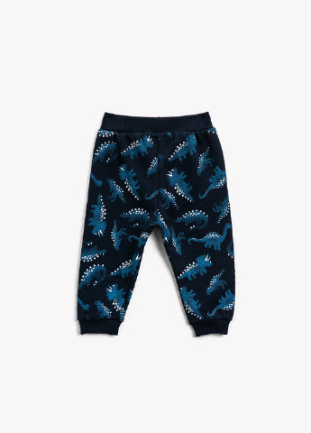 Темно-синие спортивные демисезонные брюки джоггеры KOTON