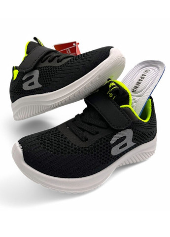 Черные демисезонные кроссовки Apawwa