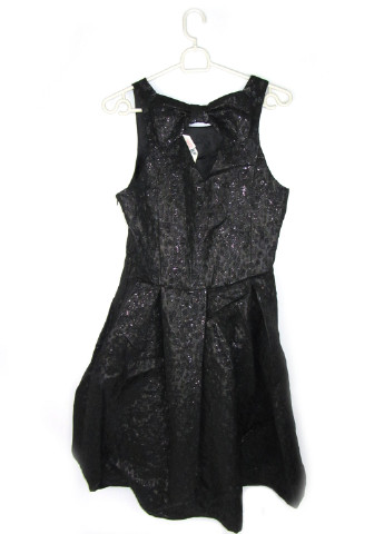Чорна кежуал плаття, сукня міді H&M однотонна