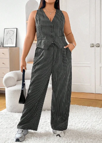 Костюм (жакет, жилет, штани) SHEIN (340648474)