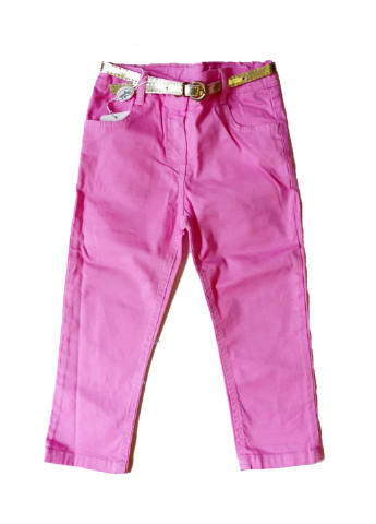 Розовые демисезонные брюки котон Oryeda