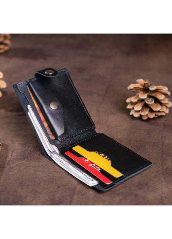 Чоловік шкіряний гаманець 10,5х9х0,5 см Shvigel (229458575)