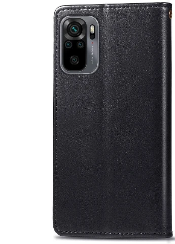 Шкіряний чохол книжка Gallant (PU) для Xiaomi Redmi Note 10 / Note 10s Чорний (is_00000043340_5) Getman (237824391)