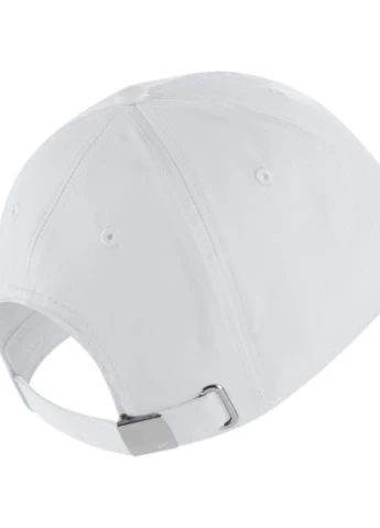 Кепка H86 Cap Metal Swoosh Junior One Size white AV8055-100 Nike (256501349)