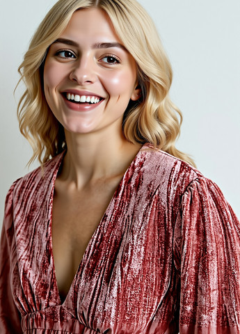 Рожево-коричнева кежуал сукня Reserved однотонна