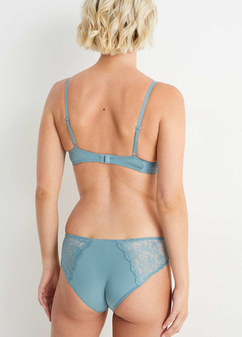 Бірюзовий корбей бюстгальтер C&A з кісточками поліамід