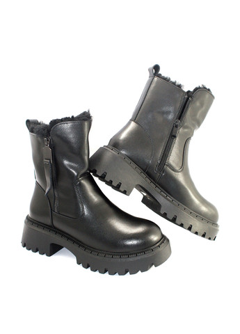 Зимние ботинки No Brand с молнией из искусственной кожи