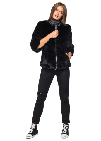 Полушубок из эко меха черный SoulKiss 131 (39328304)