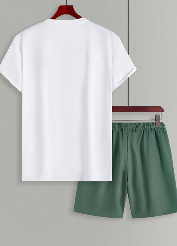 Комбінований літній комплект (футболка, шорти) SHEIN