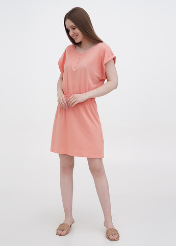 Персиковое кэжуал платье Orsay однотонное
