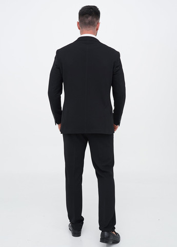 Чорний демісезонний костюм (піджак, штани) брючний Trend Collection