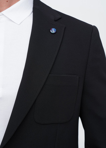 Чорний демісезонний костюм (піджак, штани) брючний Trend Collection