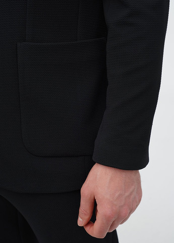 Чорний демісезонний костюм (піджак, штани) брючний Trend Collection