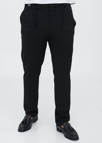 Чорний демісезонний костюм (піджак, штани) брючний Trend Collection