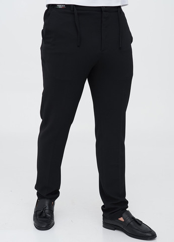 Чорний демісезонний костюм (піджак, штани) брючний Trend Collection