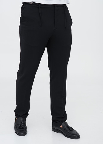 Чорний демісезонний костюм (піджак, штани) брючний Trend Collection