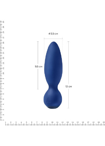 Анальна вібропробка Little Rocket макс. діаметр 3,5см, soft-touch Adrien Lastic (254151626)