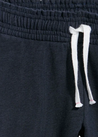 Темно-синие кэжуал демисезонные брюки H&M