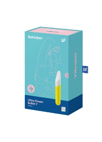 Мінівібратор із гнучким язичком Ultra Power Bullet 7 Yellow Satisfyer (254151882)