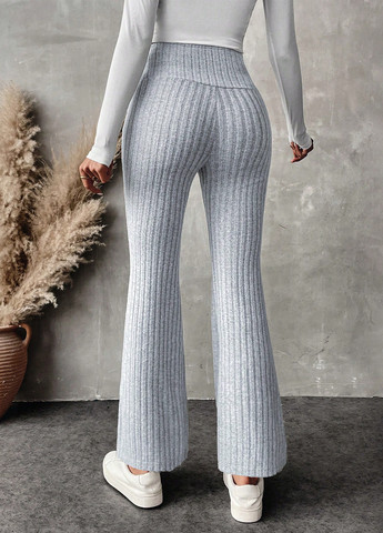 Светло-серые демисезонные леггинсы SHEIN