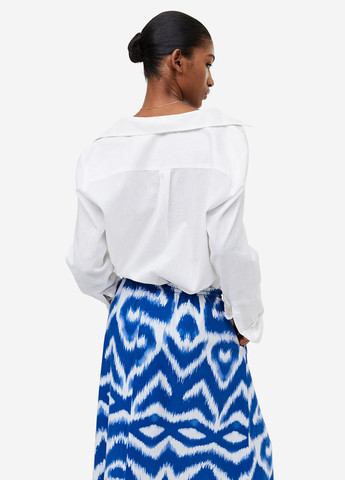 Разноцветная кэжуал с рисунком юбка H&M