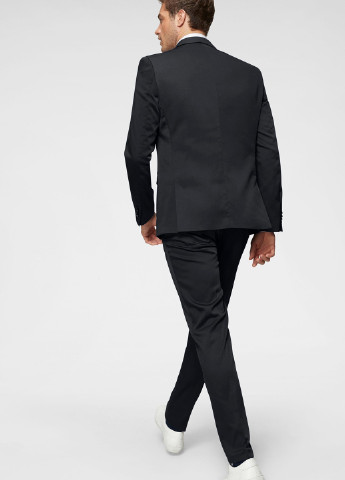 Чорний демісезонний костюм (піджак, брюки) брючний Bruno Banani