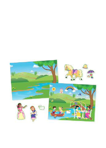 Наклейки многоразовые Замок принцессы, 0,5х28,1х35,7 см Melissa & Doug (251317899)