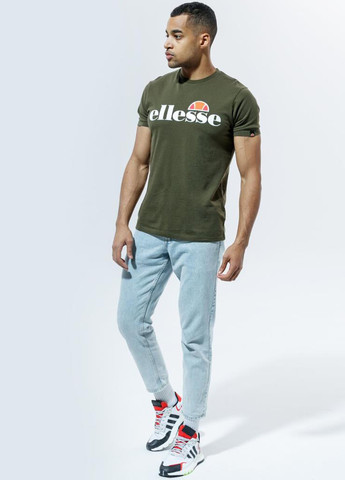 Хаки (оливковая) футболка shc07405-506 Ellesse SL Prado Tee