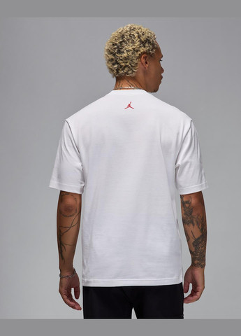 Белая футболка hj2326-100 Jordan M J BRND BR SNKR PCH SS CRW
