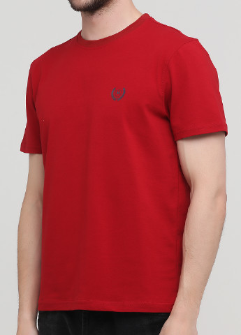 Темно-червона літня футболка Madoc Jeans