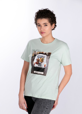 Оливковая летняя футболка ca-67 s оливковый (2000904044313) PEPPER MINT