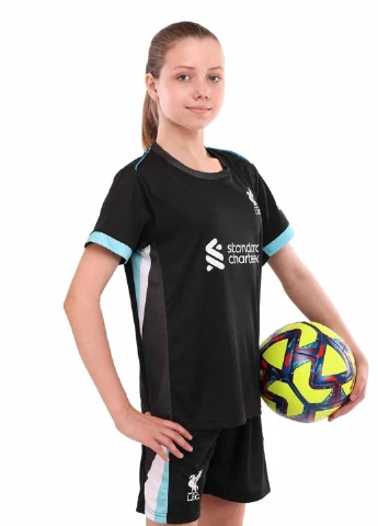 Спортивна форма (футболка, шорти) Liverpool 2025 Black CO-4713 SP-Sport SP-sport Liverpool 2025 Black (367011062)