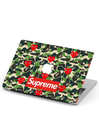 Чехол пластиковый для Apple MacBook Air 13 A1466 / A1369 Бейп (Bape) (6351-1898) MobiPrint (218539418)