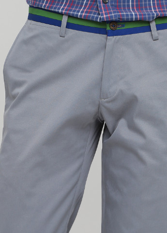 Серо-голубые кэжуал демисезонные чиносы брюки El Ganso