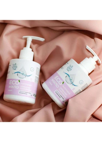 Еко мило рідке натуральне оливково-ланолінове 300 мл Green Max (254526422)