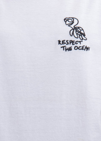 Белая футболка с вышивкой Ko Samui - (250382611)