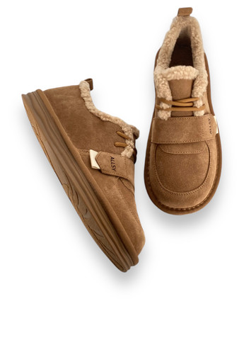 ALLSY Туфли охра з натуральная замша, китай — зима (305576199)