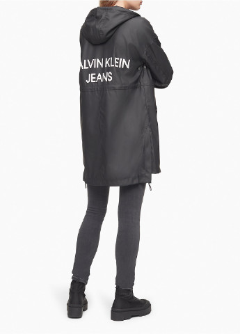Черная демисезонная куртка Calvin Klein