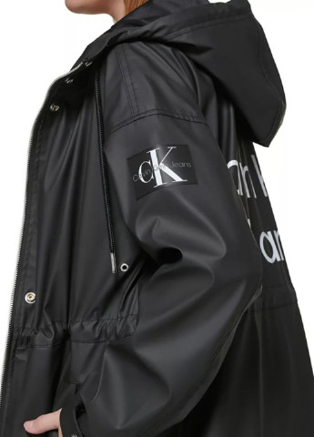 Чорна демісезонна куртка Calvin Klein