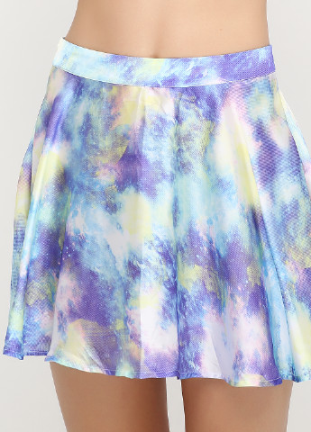 Разноцветная кэжуал с абстрактным узором юбка Kookai мини