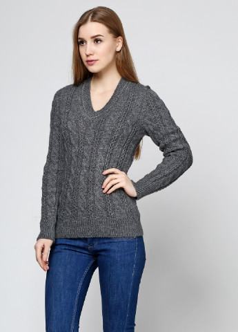 Серый демисезонный пуловер пуловер Folgore Milano