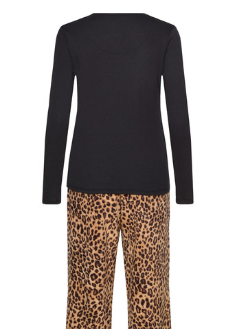 Чорна всесезон піжама (лонгслів, штани) лонгслів + брюки Ralph Lauren