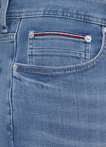 Синие демисезонные прямые джинсы Tommy Hilfiger