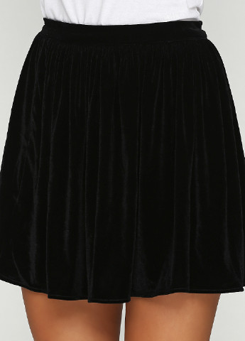 Черная кэжуал однотонная юбка American Apparel