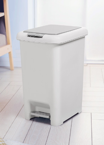 Відро для сміття з кришкою та педаллю, 30 л 39х29х50 см MVM (213444086)