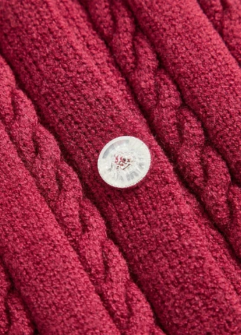 Бордовый демисезонный кардиган SHEIN